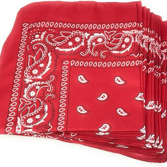 Bandanas That Speak Your Style! Red, Orange, Navy Blue, Purple, Violet, and Pink - Picture 3 of 10
